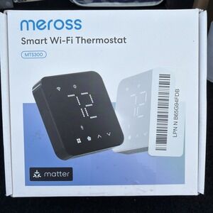Meross Smart WiFi Thermostat Matter Alexa Apple Home Google Energy Saving